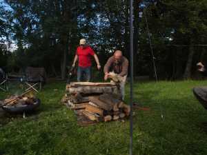 Ohne Arbeit kein Feuer!